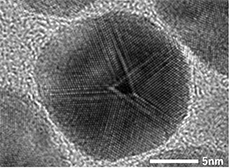 TEM image of silver nanoparticles (15nm)