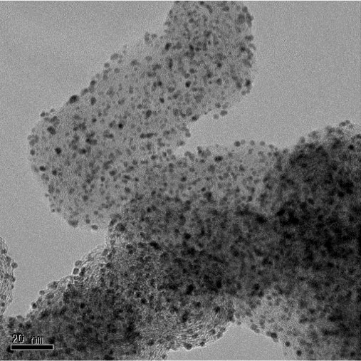 Pt Catalyst TEM image