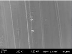 SJeva SEM photo: after melting