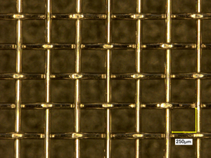 Basic specifications of platinum gauze